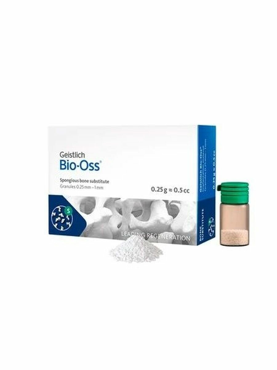 Костный материал Bio-Oss 0,25-1мм (S, мелкая крошка), Geistlich